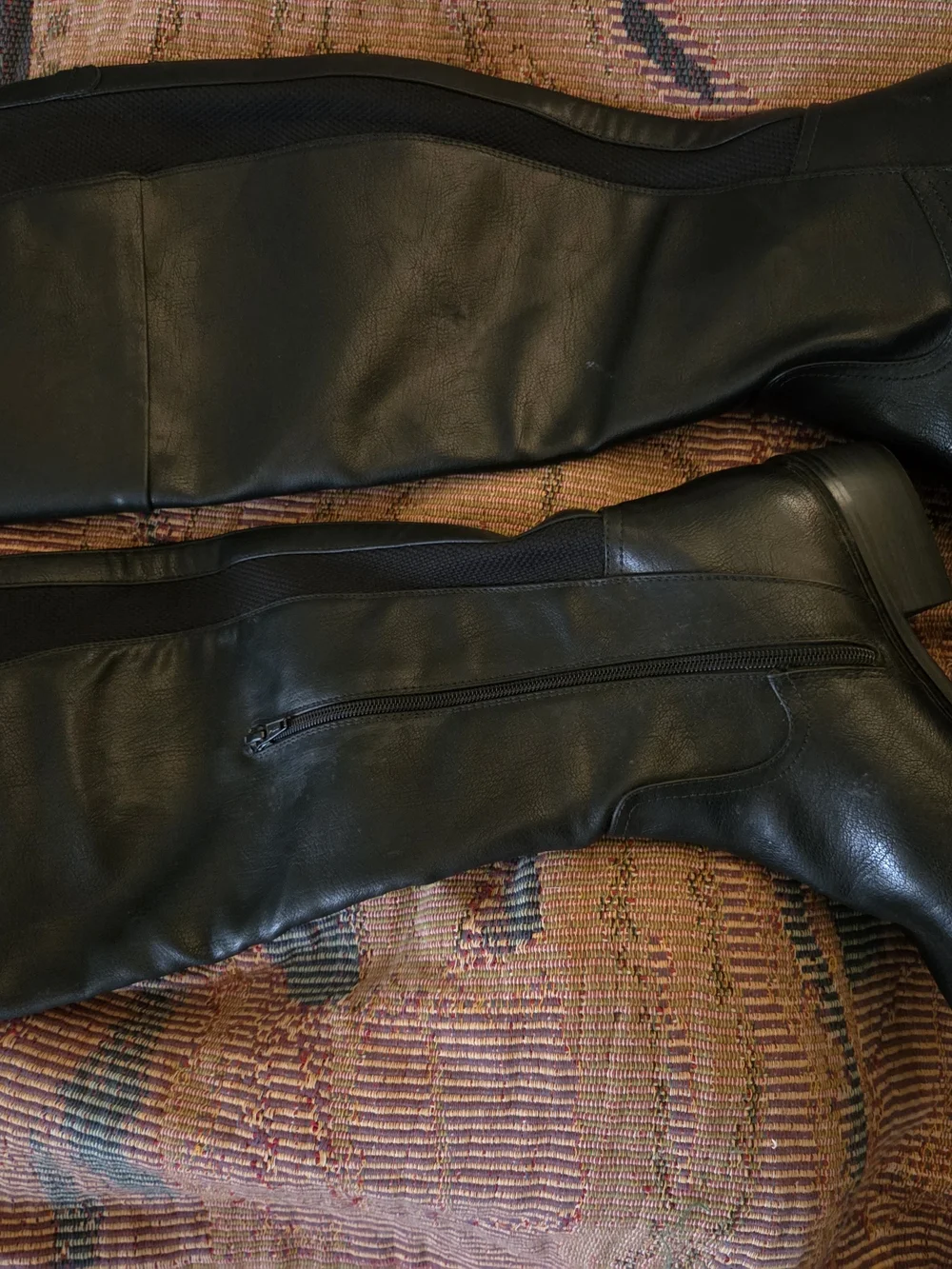 Over The Knee Black Boots Size 10M